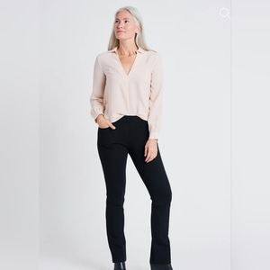Betabrand Small Short Petite Black 7 pocket dress Yoga pant